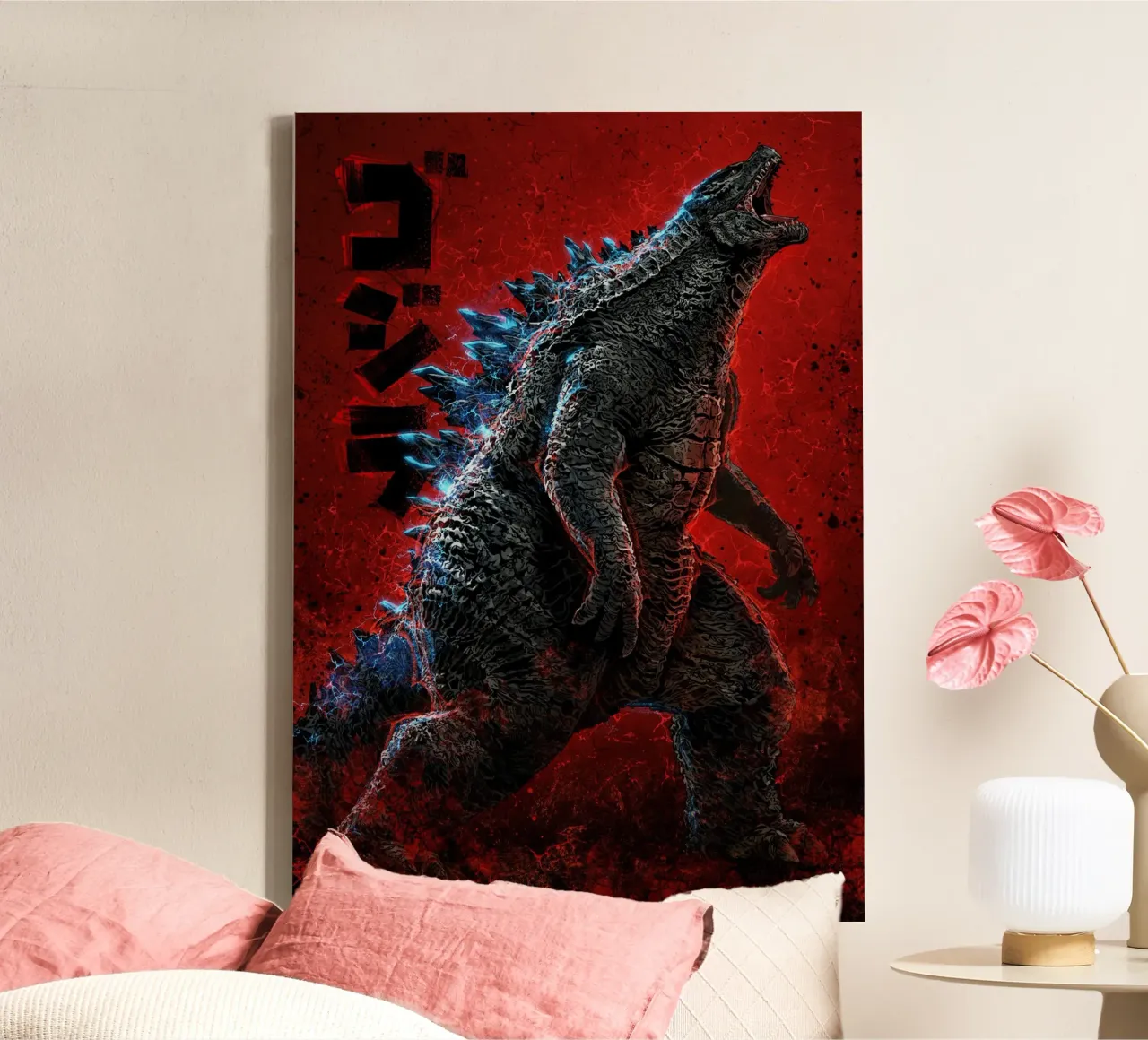 Godzilla canvas by nabakumov