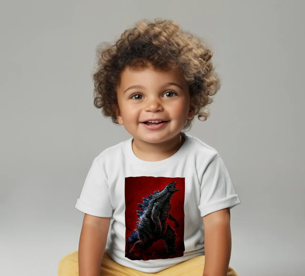 Godzilla maglietta neonato da nabakumov