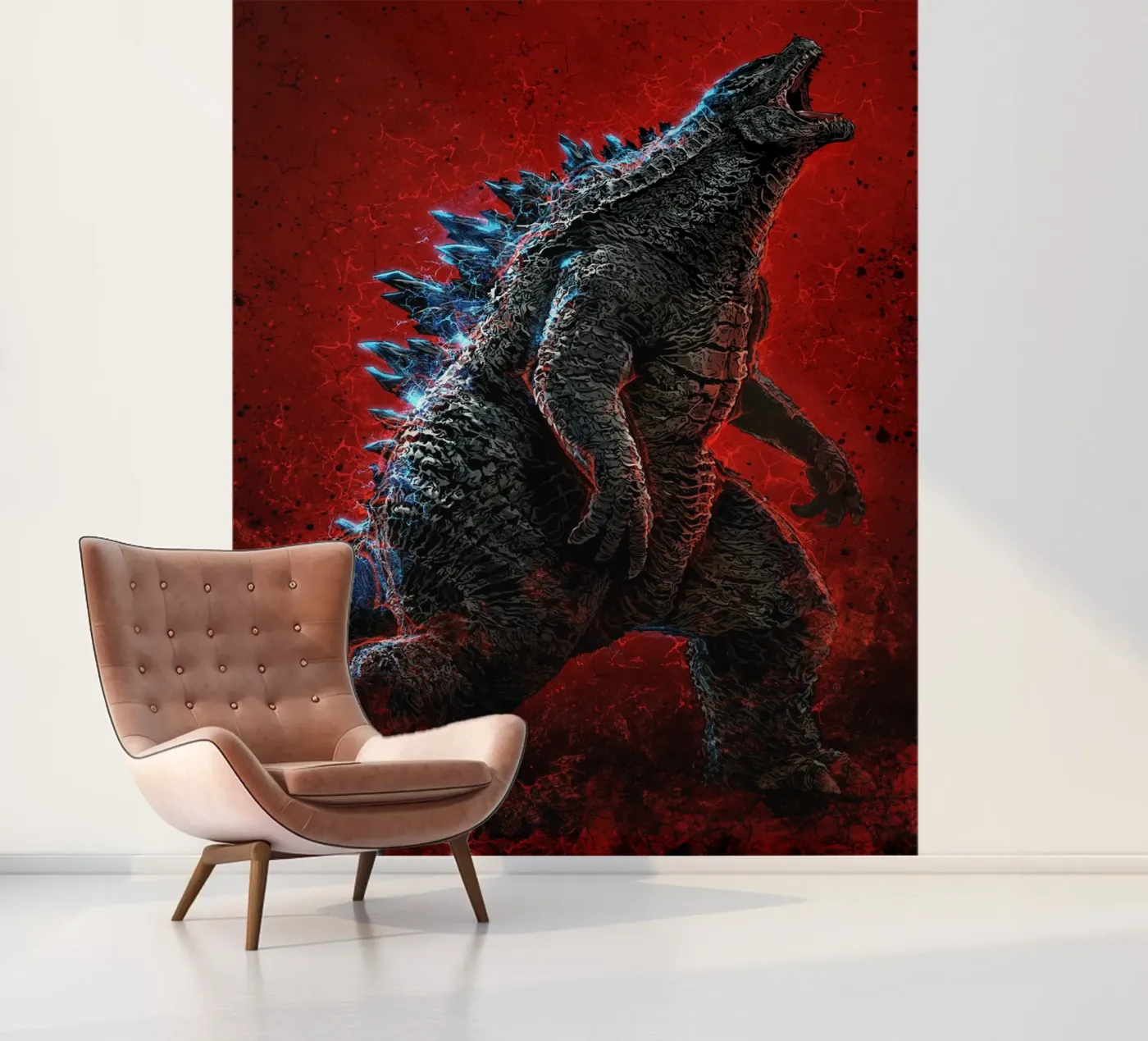 Godzilla fotobehang van nabakumov