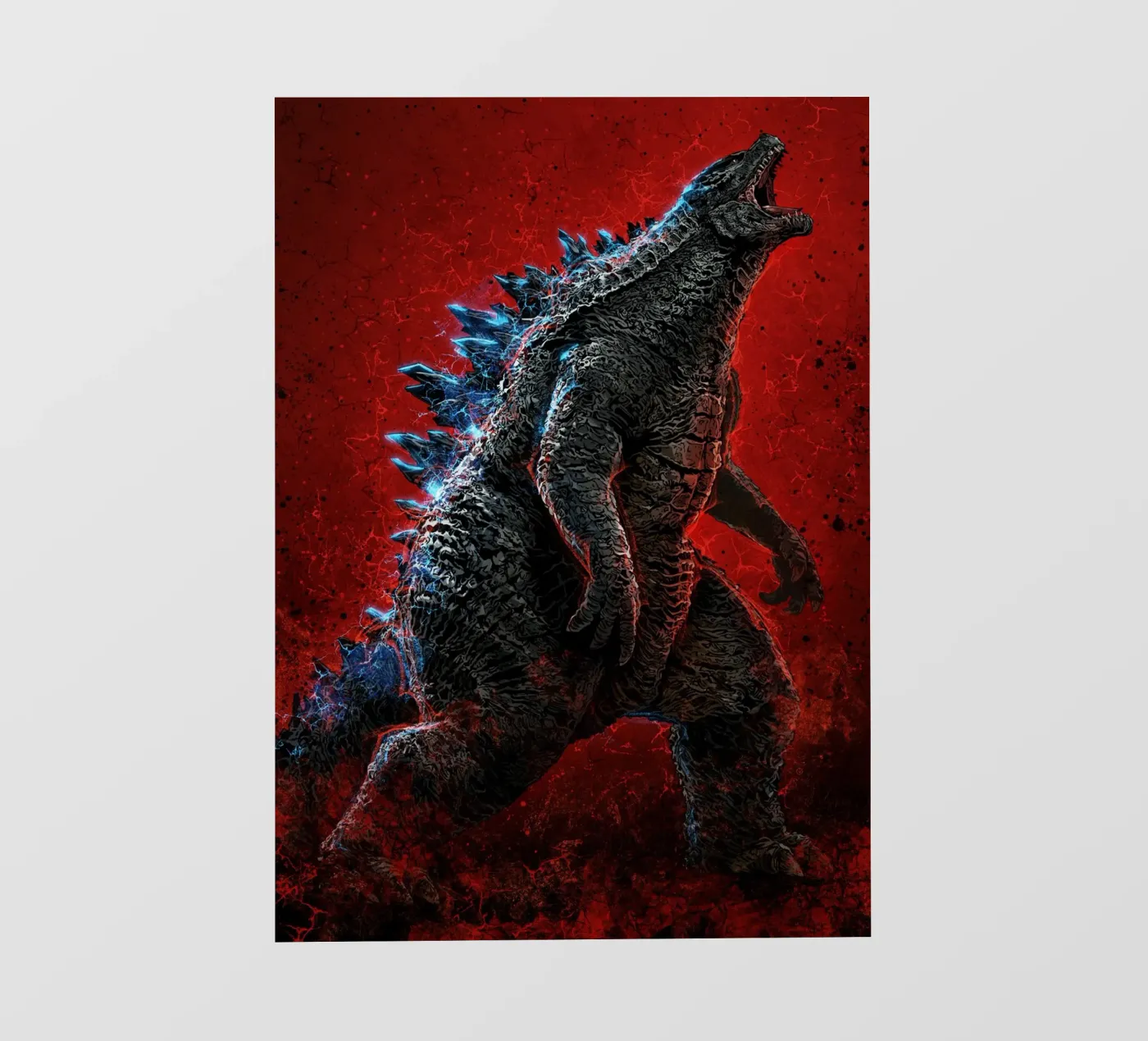 Godzilla fotobehang van nabakumov