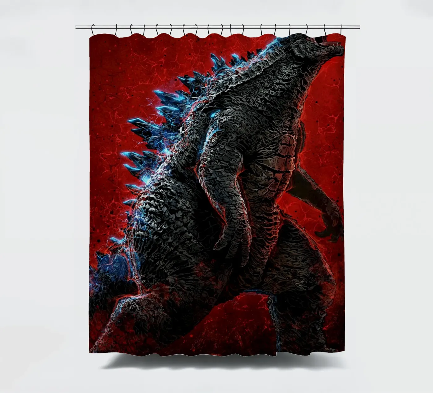 Godzilla douchegordijn van nabakumov