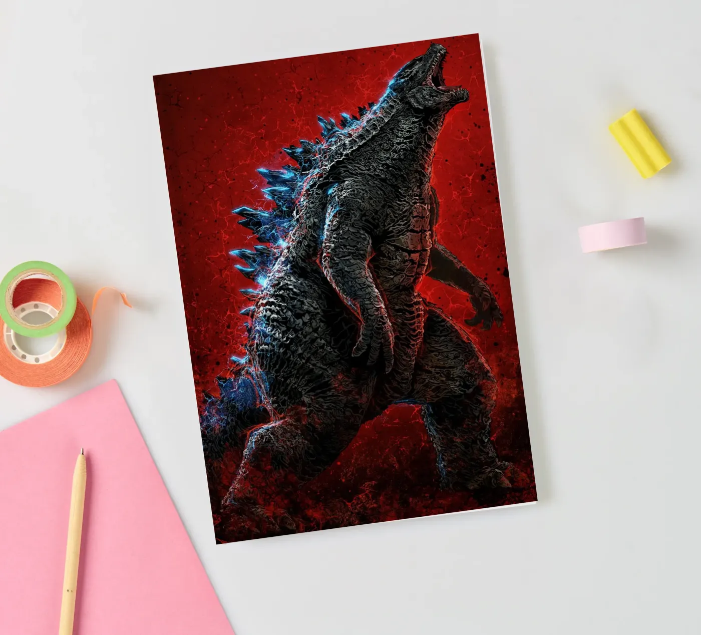 Godzilla notebook by Nabakumovart I