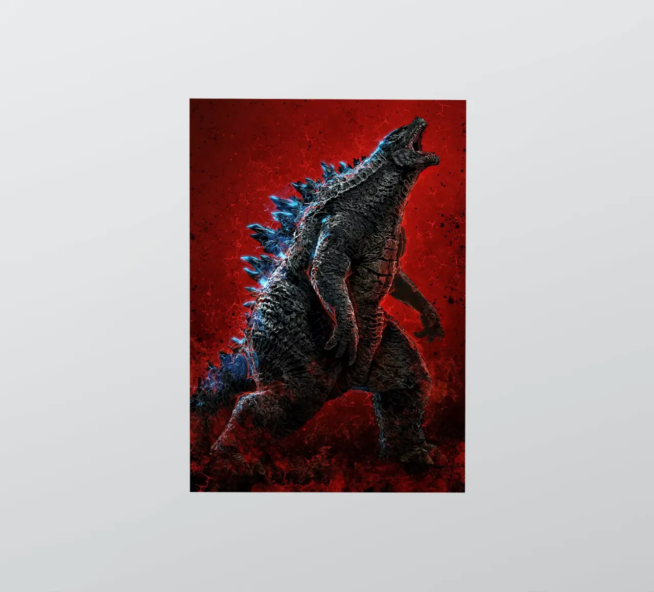 Godzilla sticker van nabakumov