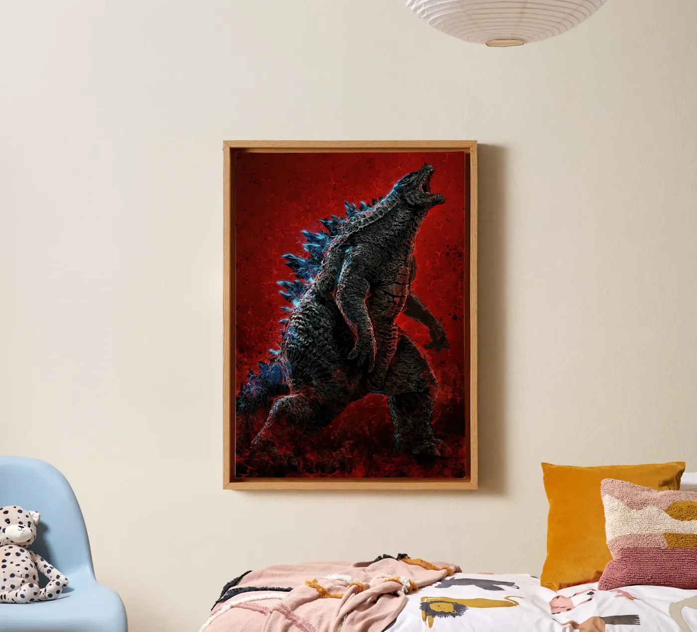 Godzilla canvas by nabakumov