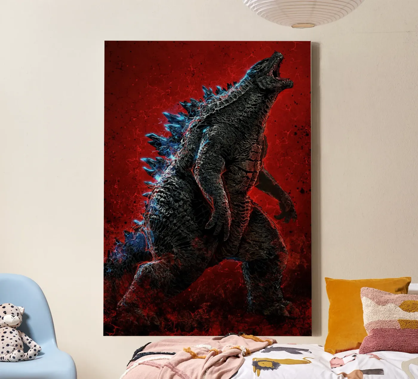Godzilla canvas by nabakumov