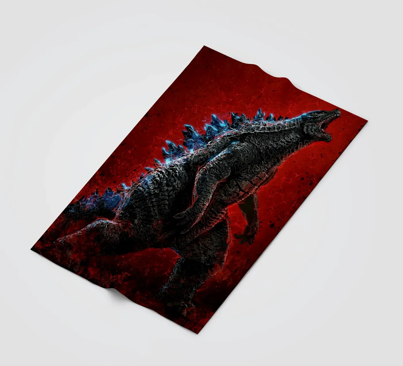 Godzilla coperta in pile da nabakumov