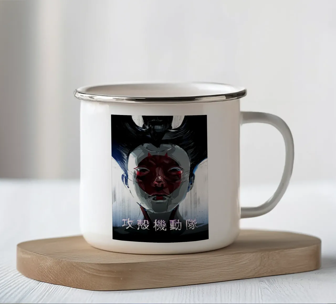 Ghost In The Shell tazza in smalto da nabakumov
