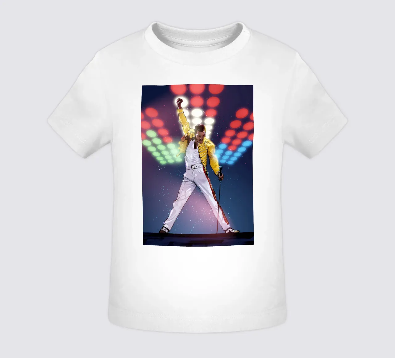 Freddie Mercury maglietta neonato da nabakumov