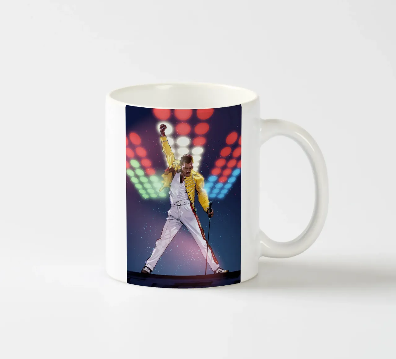 Freddie Mercury tazza in ceramica da nabakumov