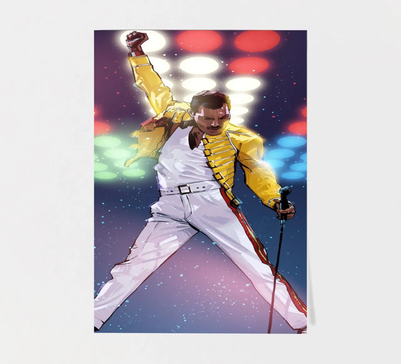Freddie Mercury sticker sheet by nabakumov