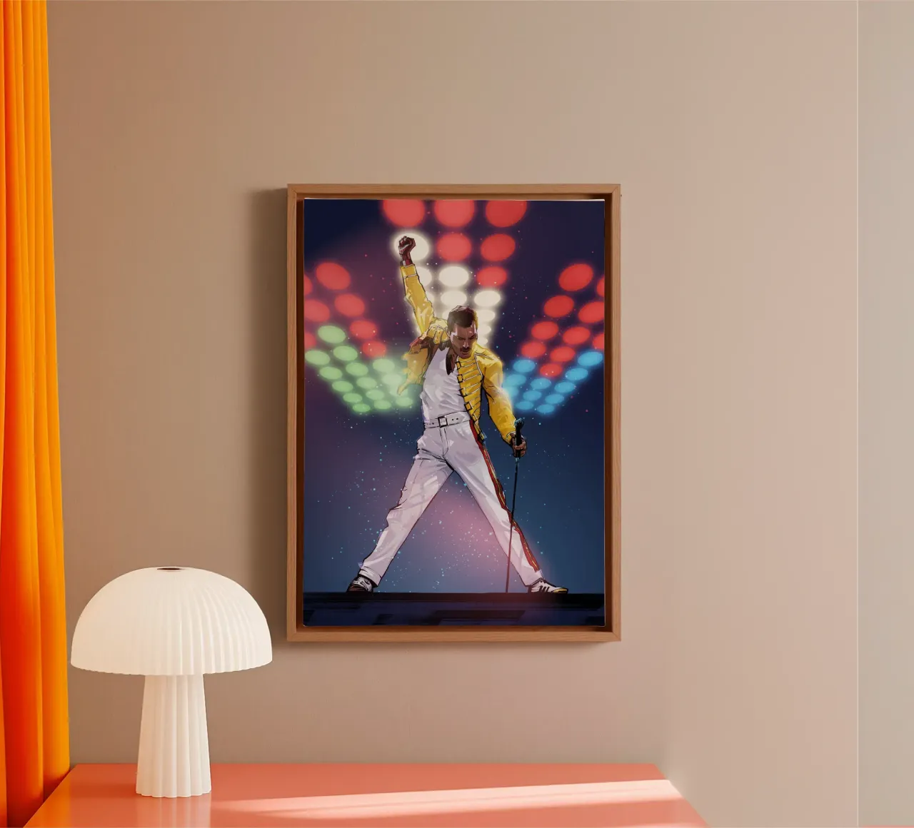 Freddie Mercury canvas by nabakumov
