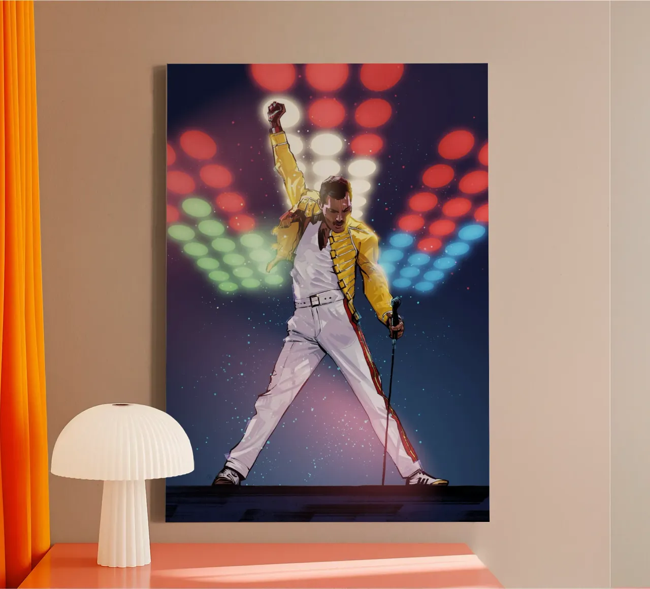 Freddie Mercury canvas by nabakumov
