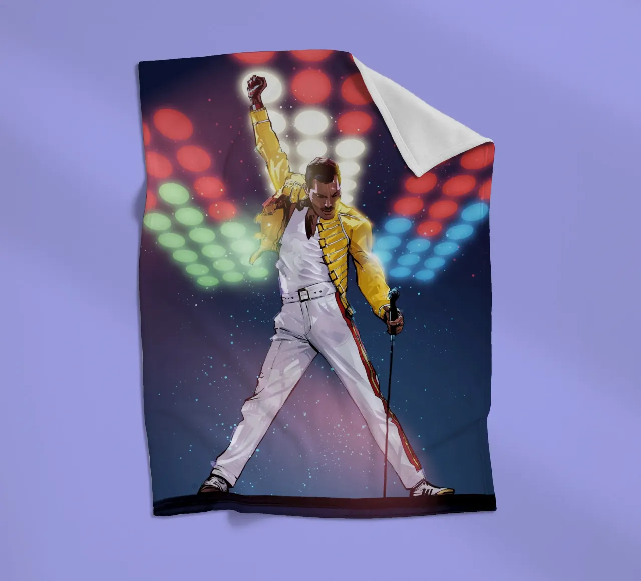 Freddie Mercury coperta in pile da nabakumov