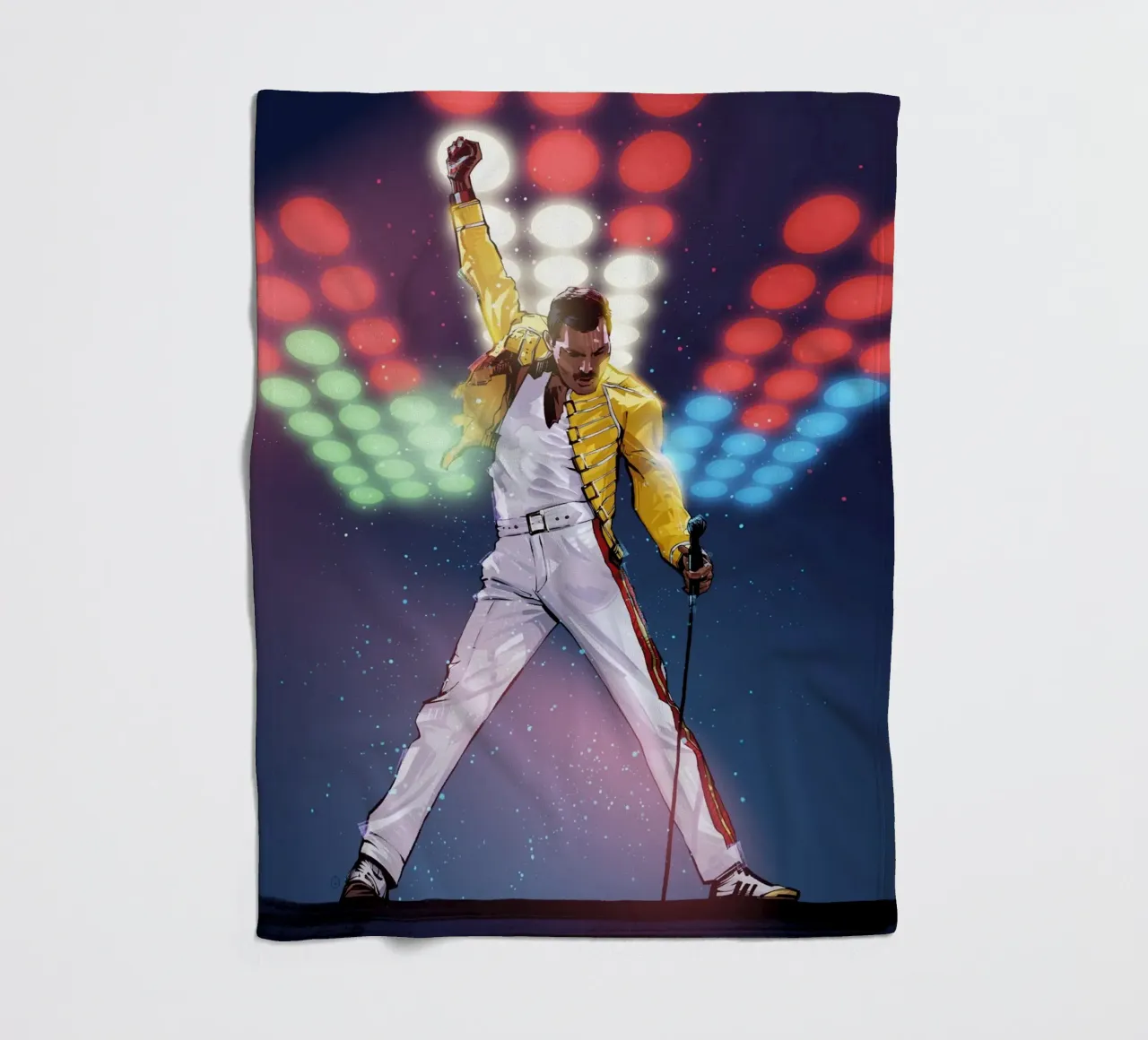 Freddie Mercury coperta in pile da nabakumov