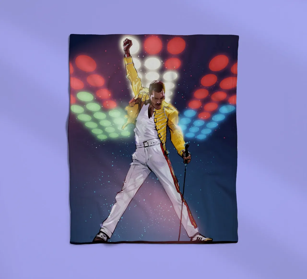 Freddie Mercury coperta in pile da nabakumov