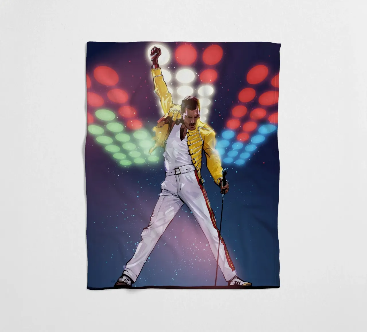 Freddie Mercury coperta in pile da nabakumov