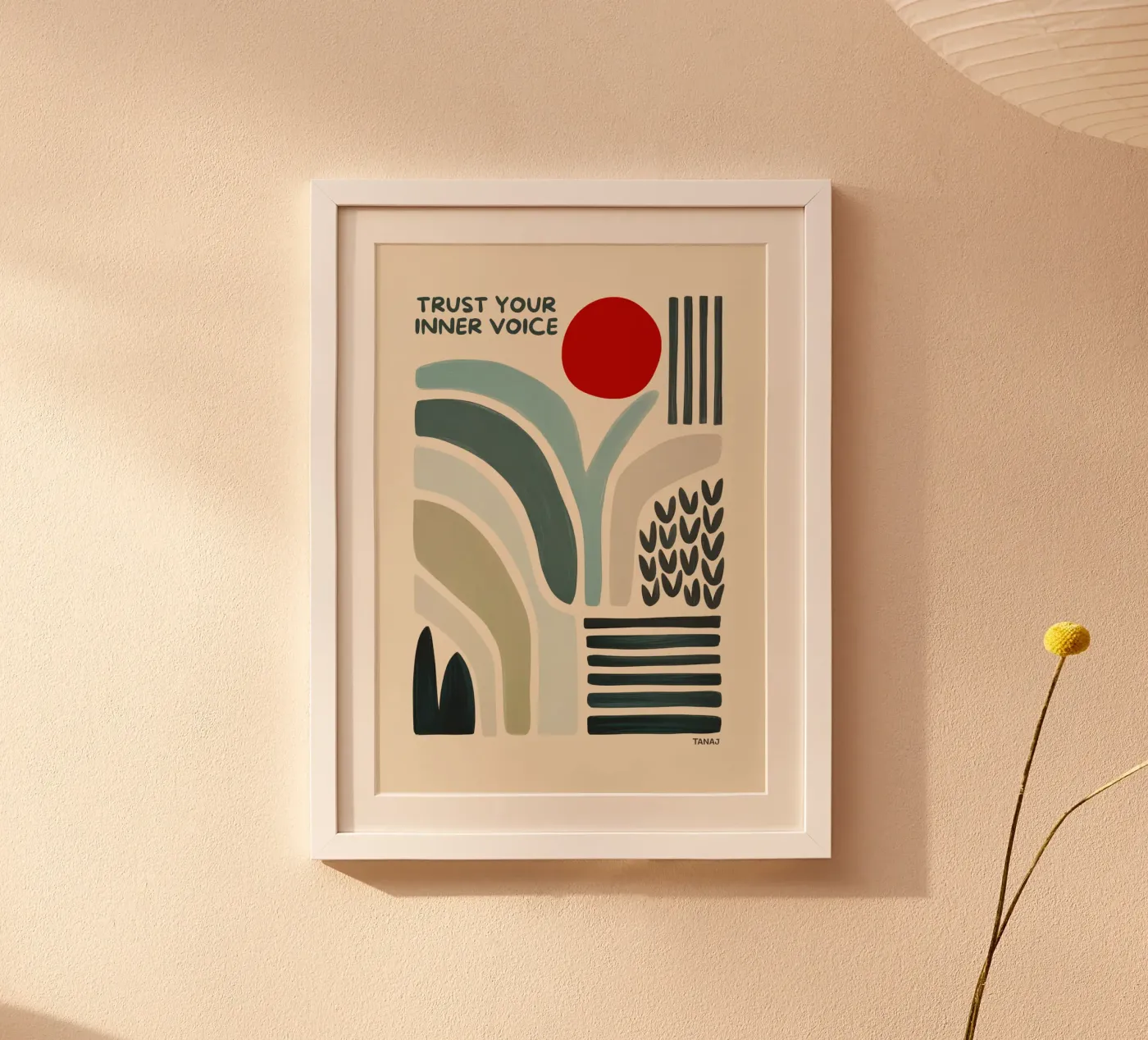 VERTROUWEN poster van 20 Farben