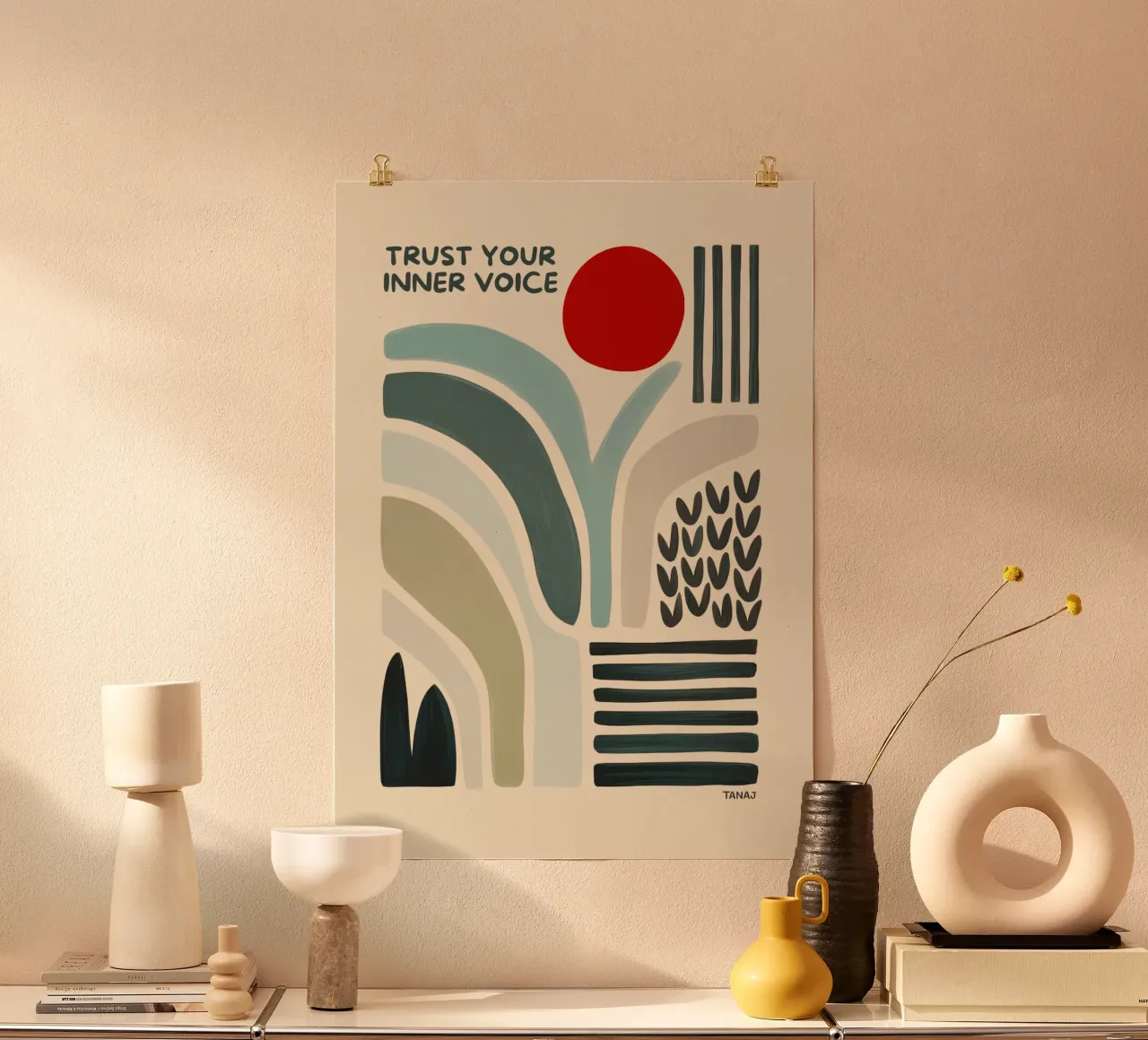 VERTROUWEN poster van 20 Farben