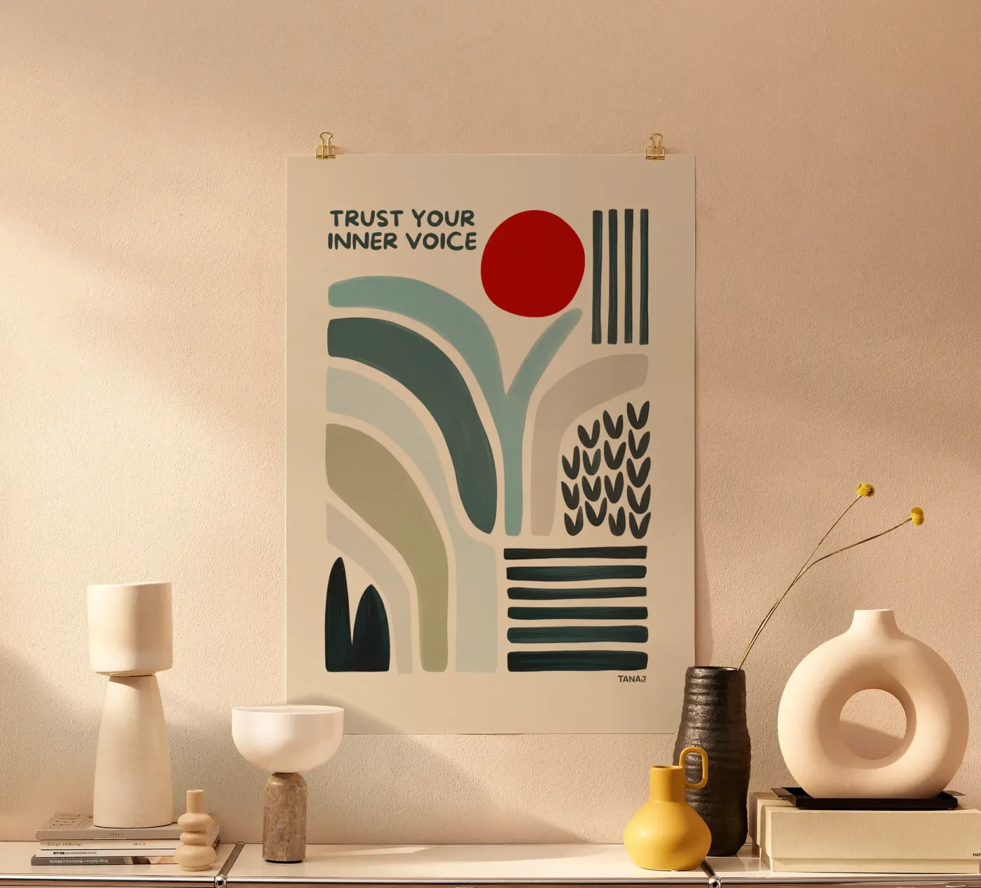 VERTROUWEN poster van 20 Farben