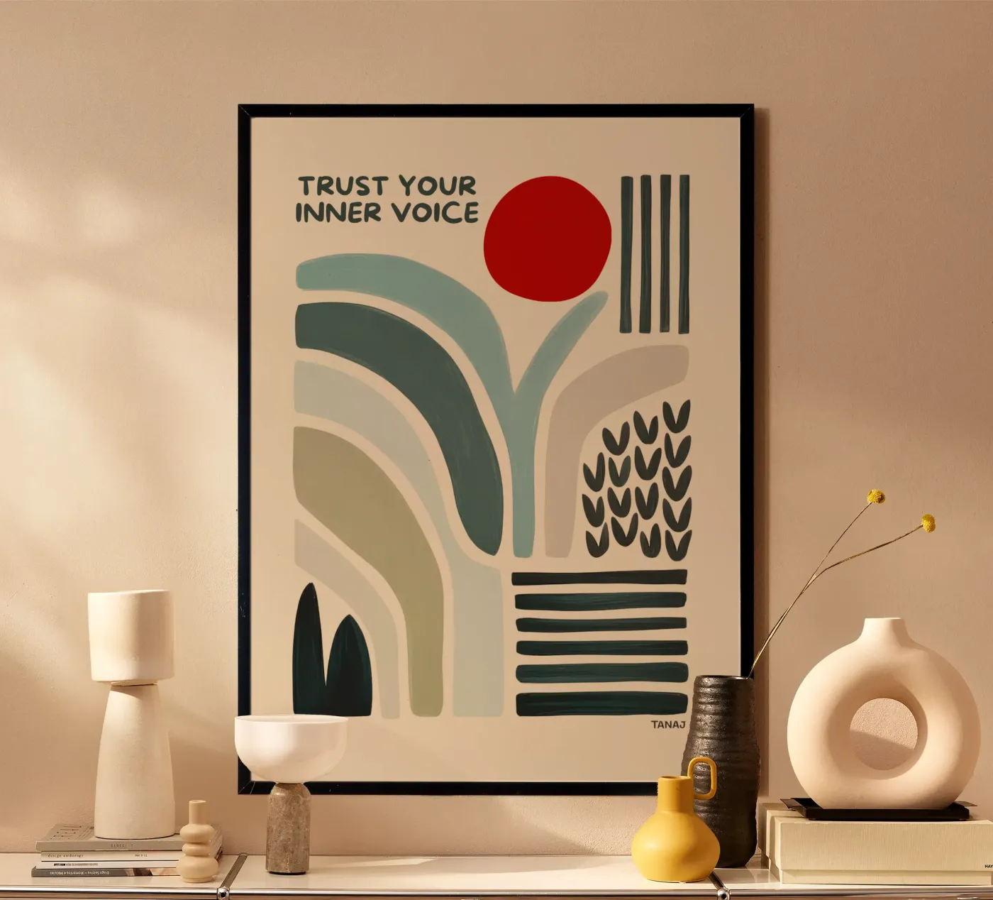 VERTROUWEN poster van 20 Farben