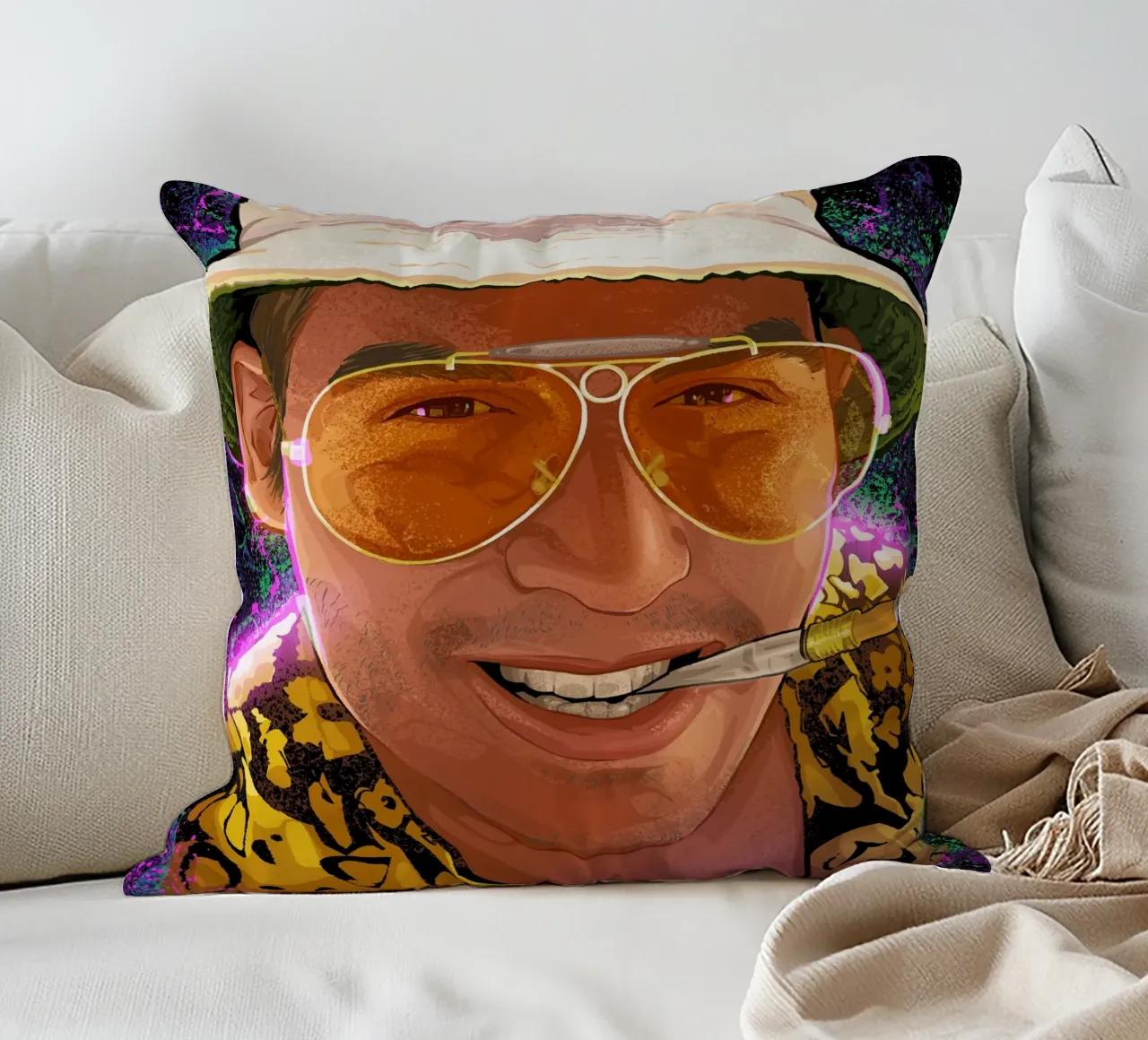 Fear And Loathing cuscino da nabakumov