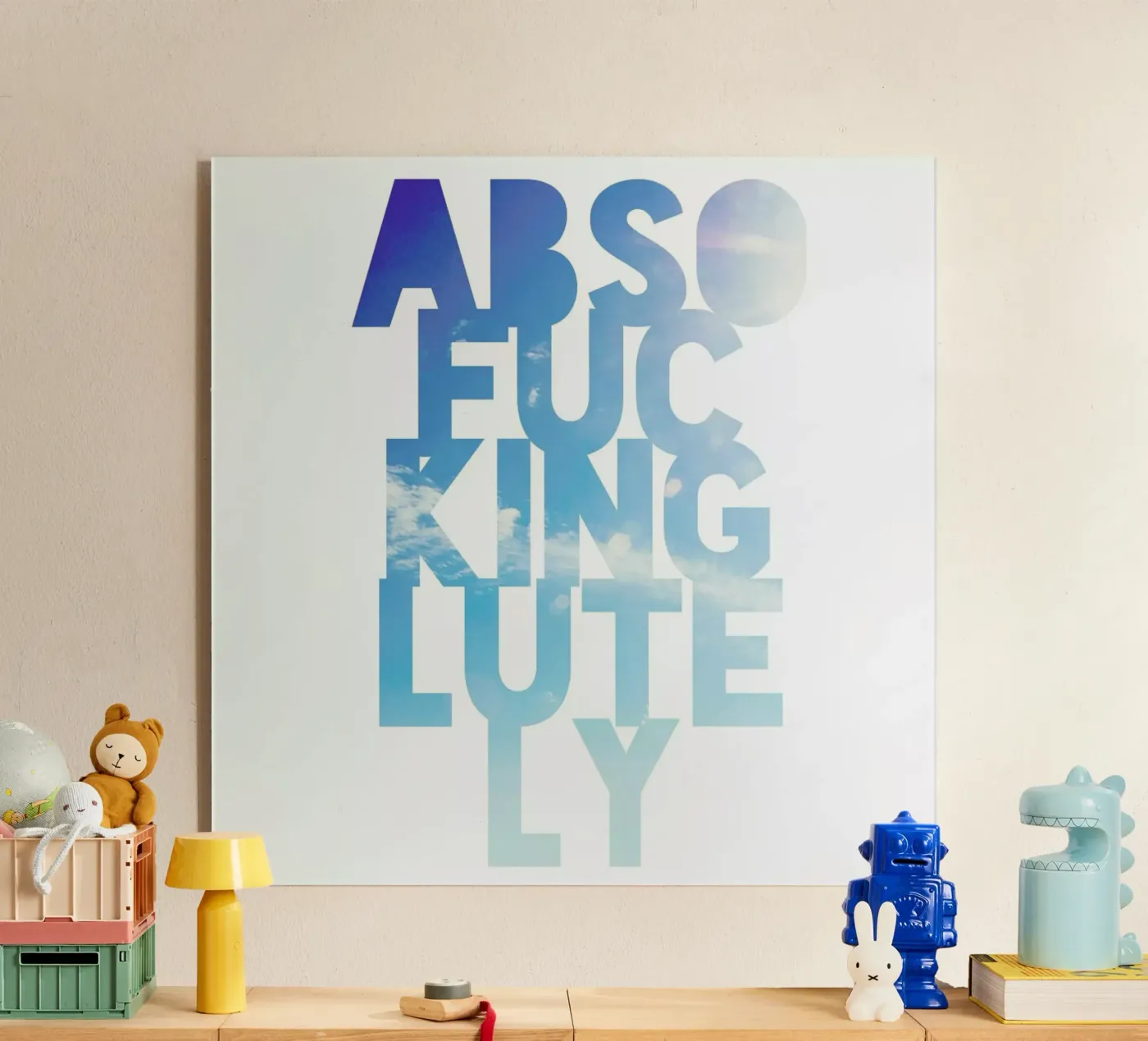 Abso...lutely! plexiglas de Leah Flores