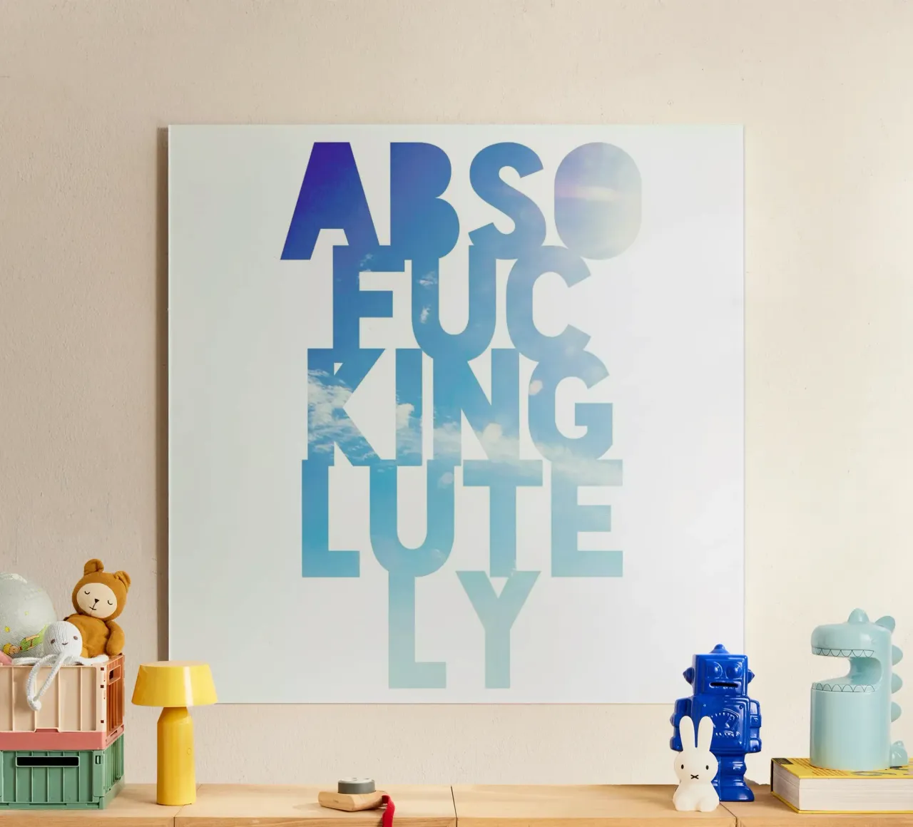 Abso...lutely! plexiglass da Leah Flores