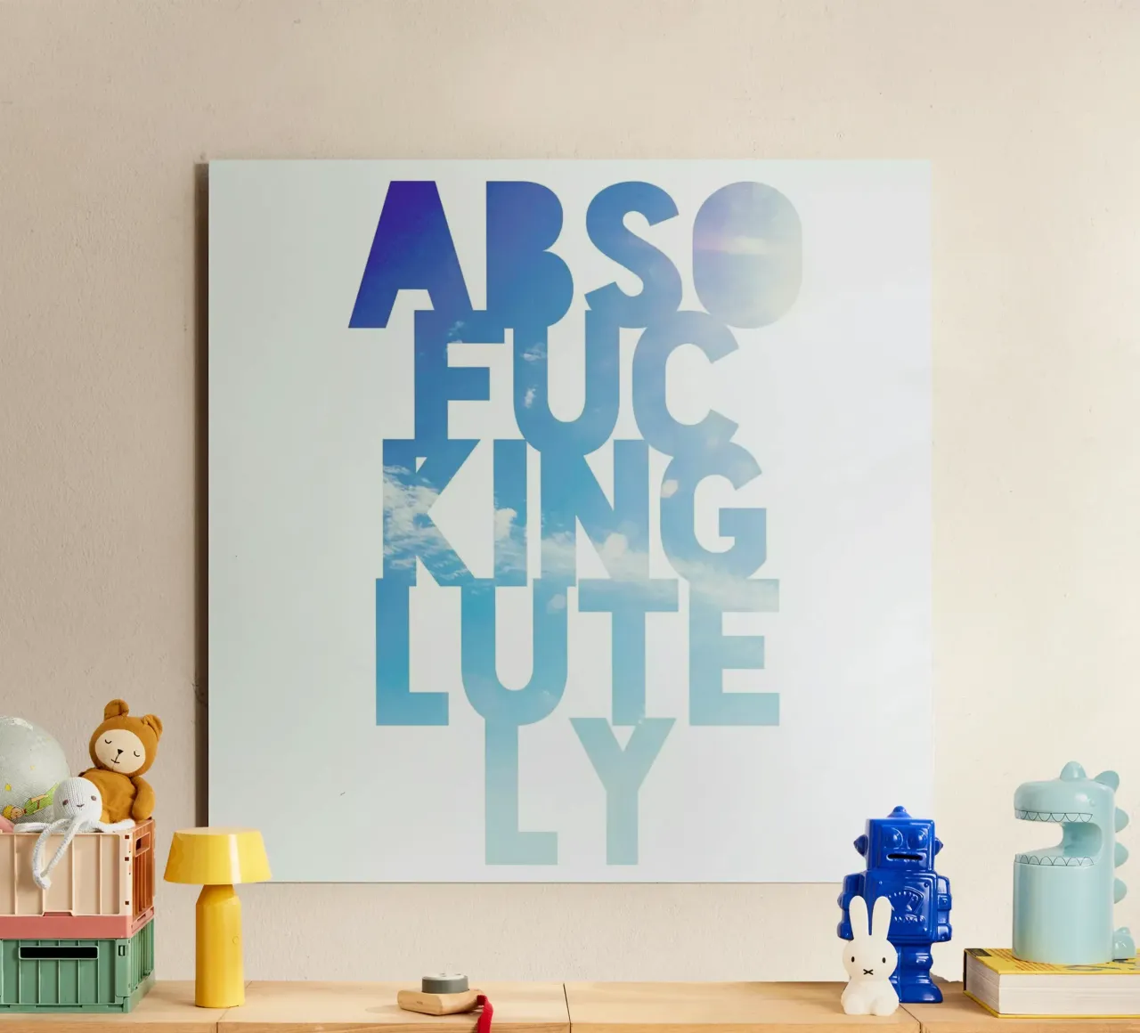 Abso...lutely! alluminio dibond da Leah Flores