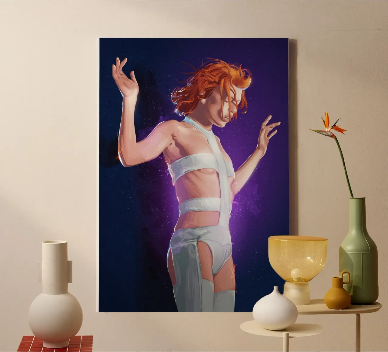 Leeloo tela con Cornice a cassetta da nabakumov