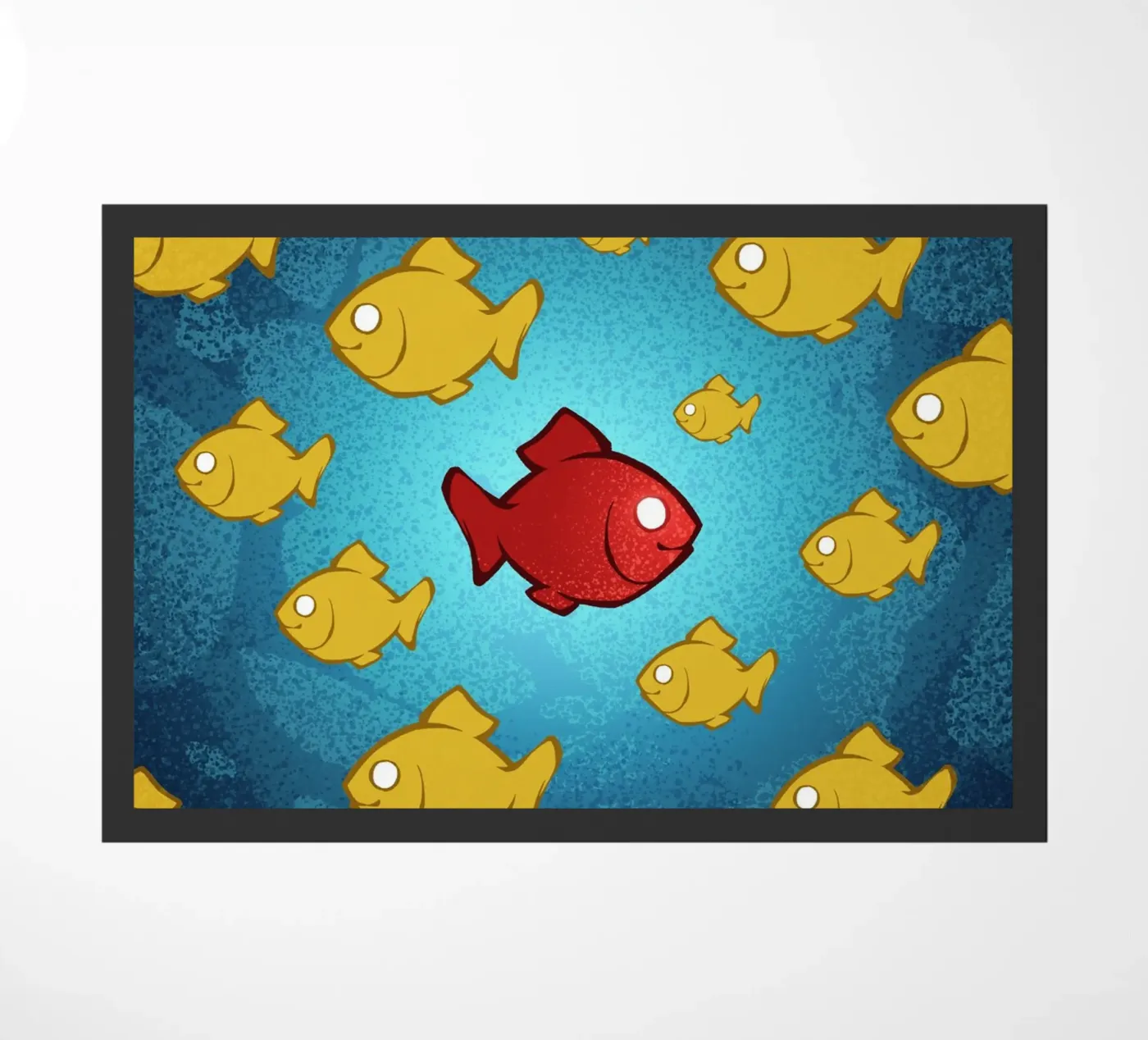 Fargo Fish doormat by Nabakumovart I