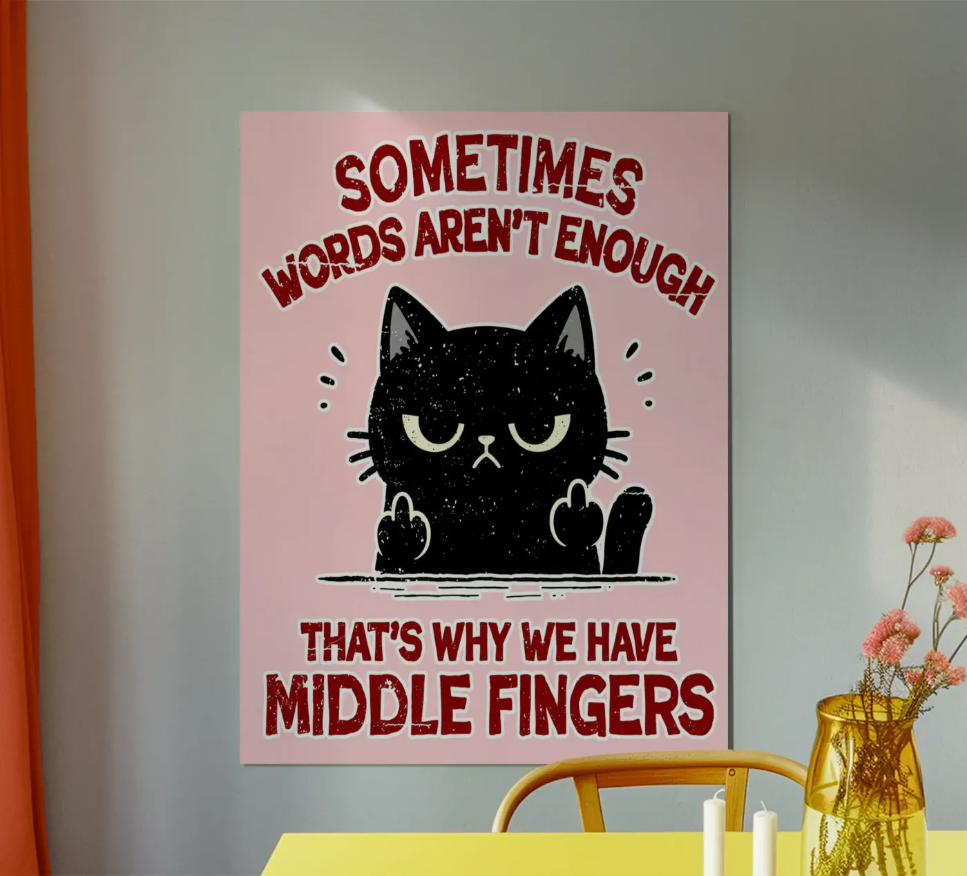 sometimes words arent enough poster by roosses