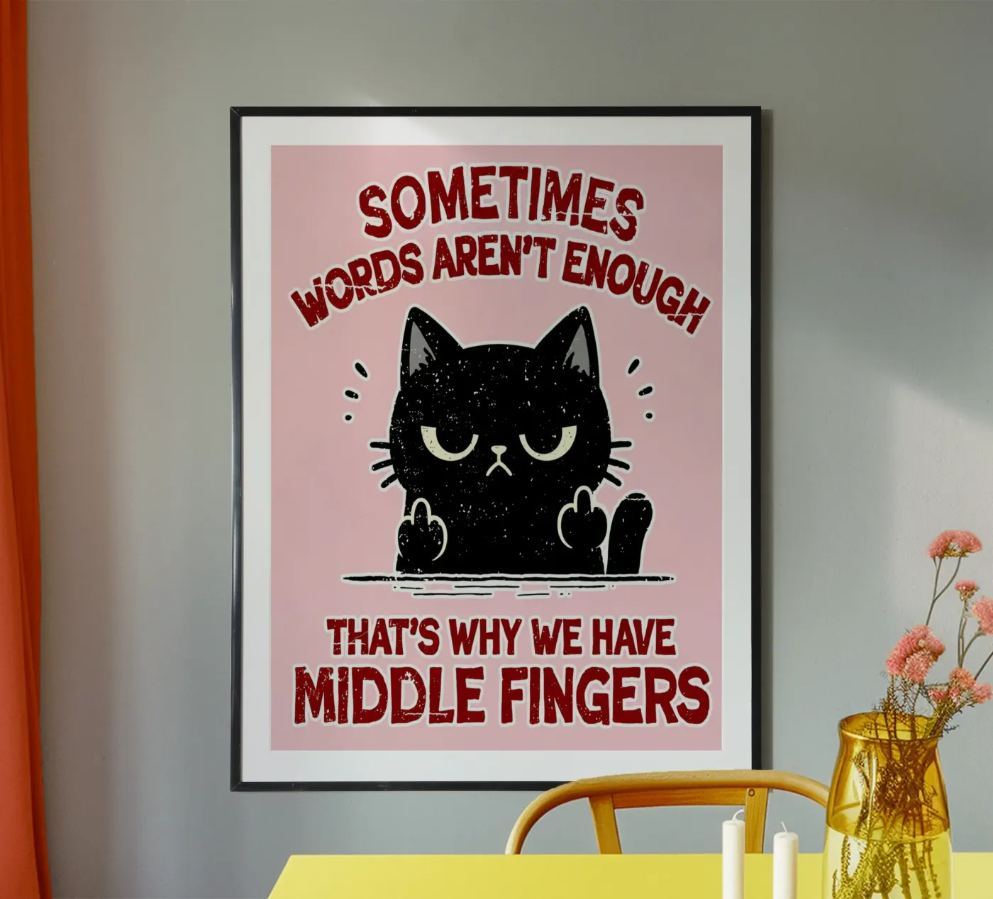 sometimes words arent enough poster by roosses