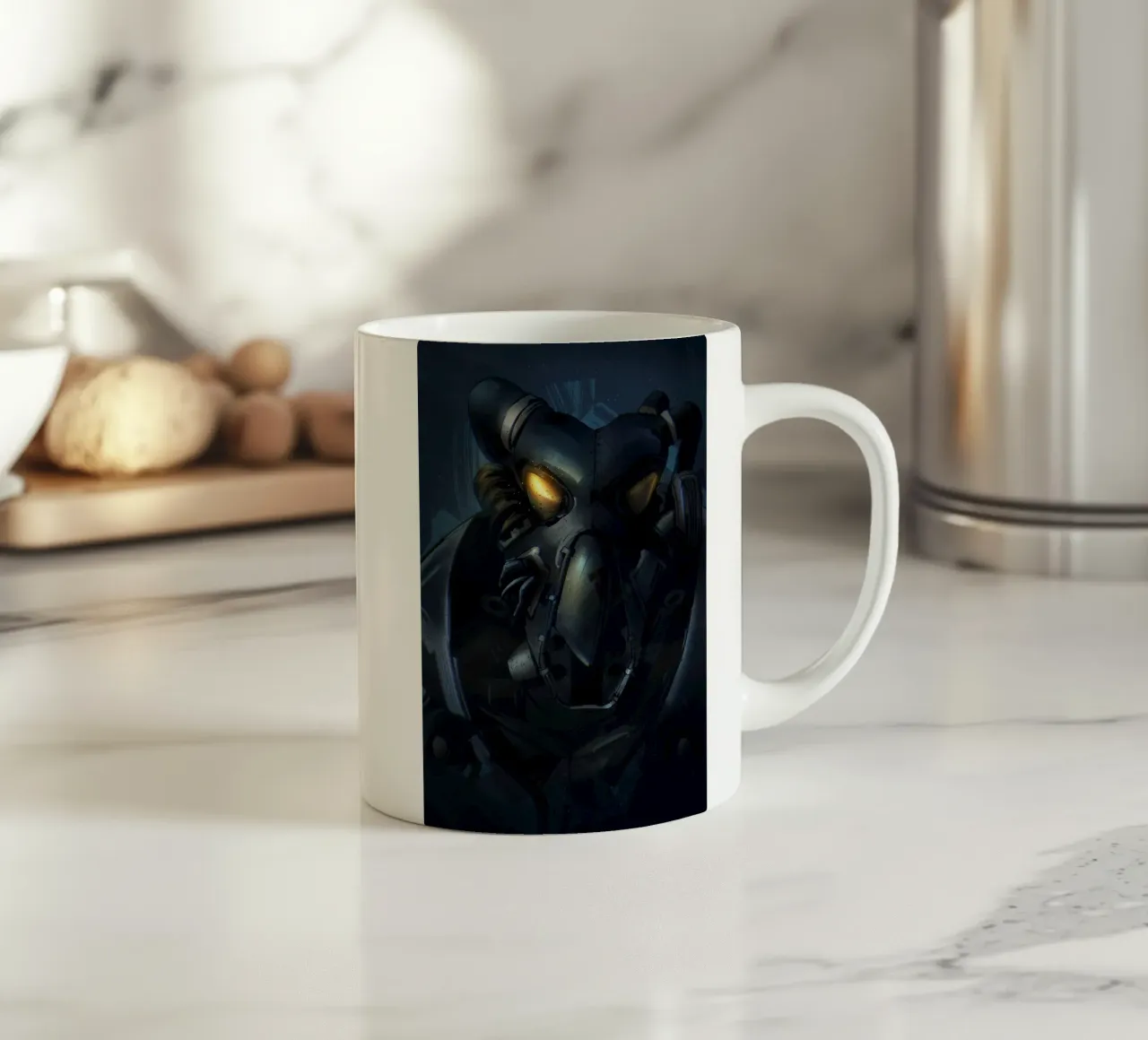 Power Helmet tazza in ceramica da nabakumov