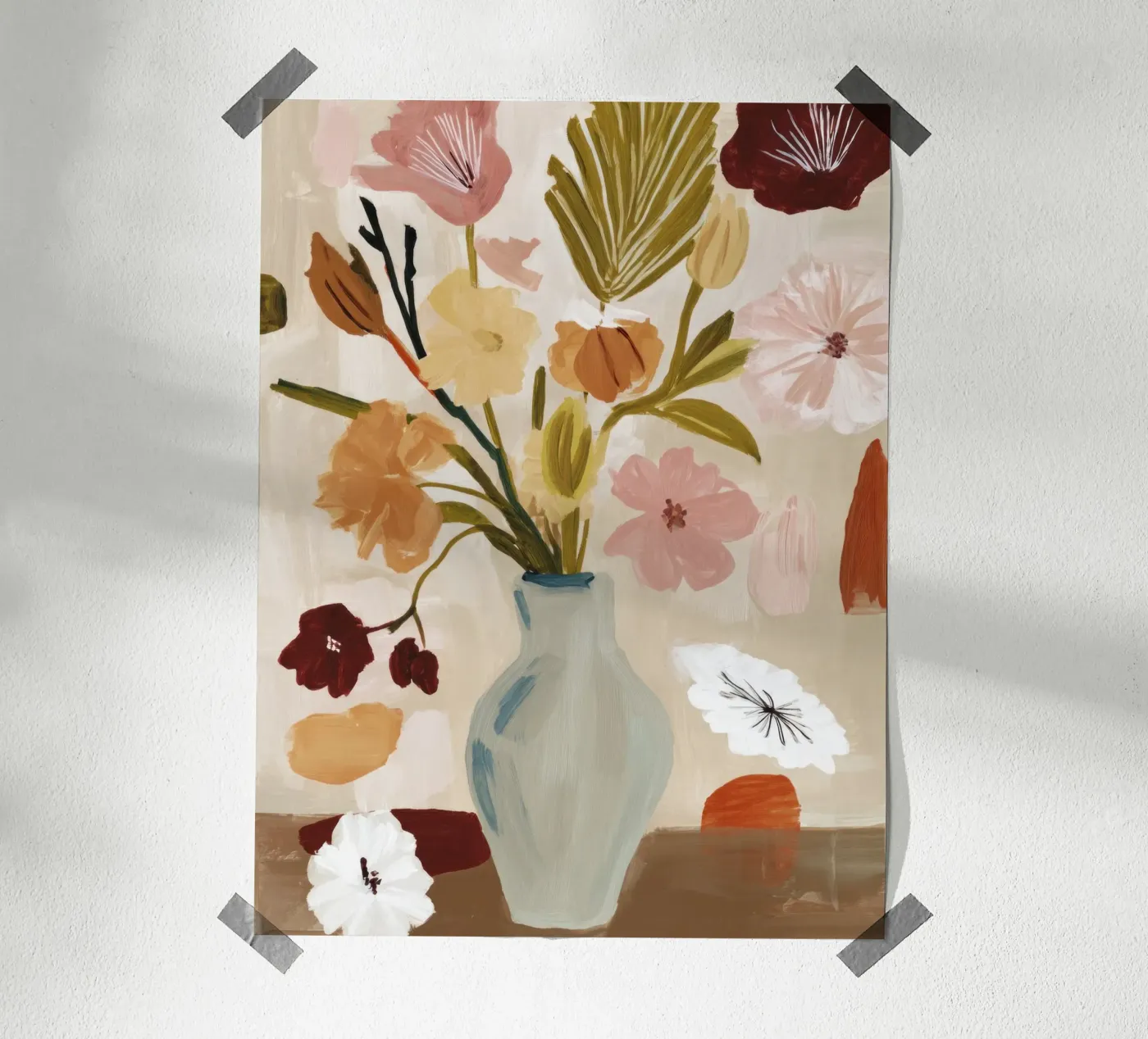 Composition florale délicate poster de Aimee