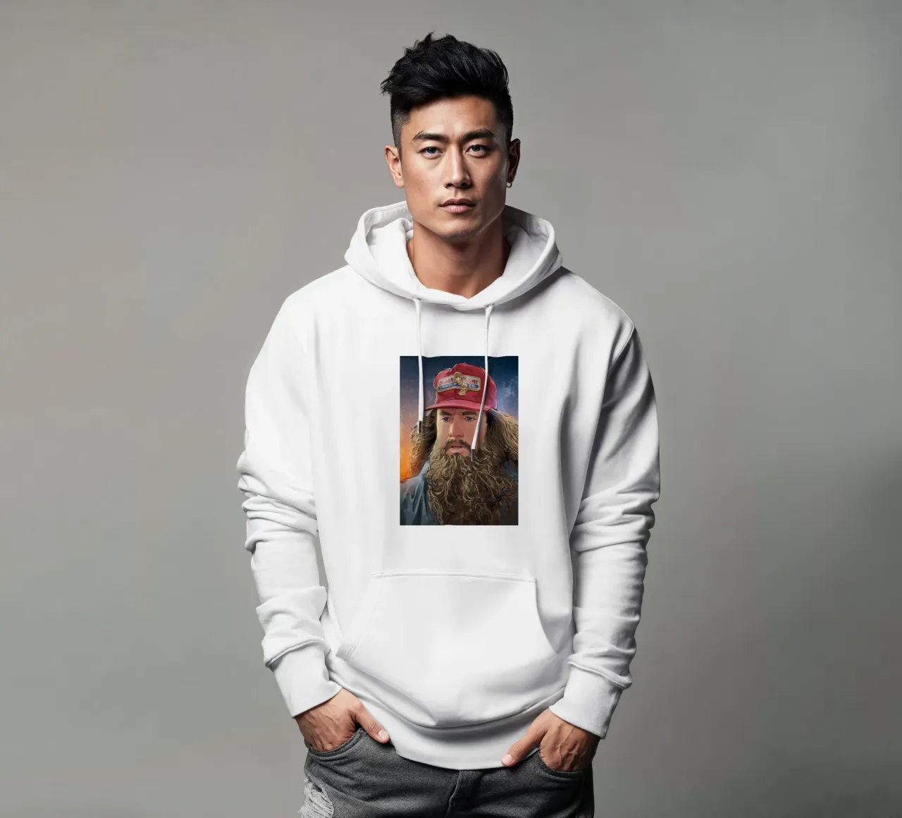 Forrest Gump felpa con cappuccio da nabakumov