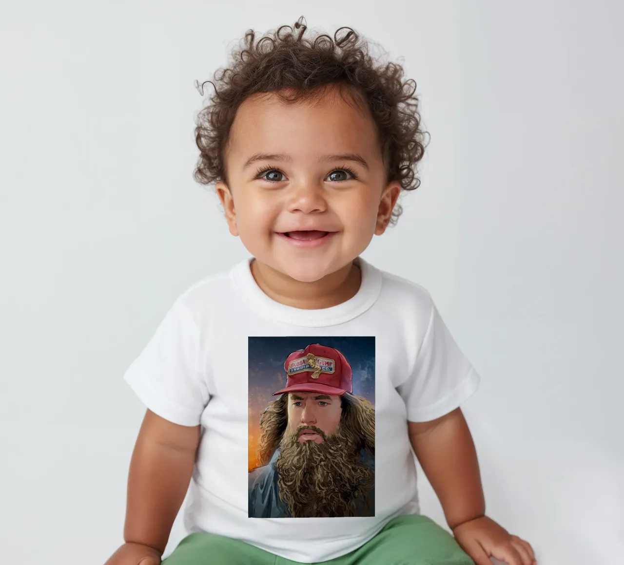 Forrest Gump maglietta neonato da nabakumov