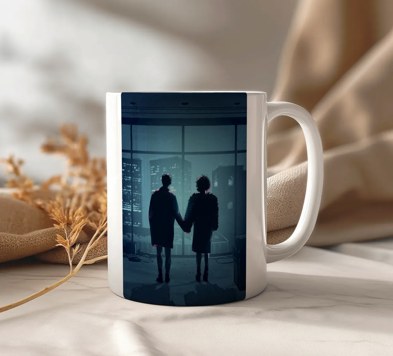 Where Is My Mind tazza in ceramica da nabakumov