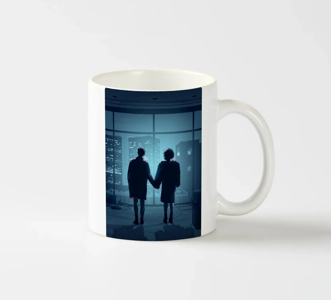 Where Is My Mind tazza in ceramica da nabakumov