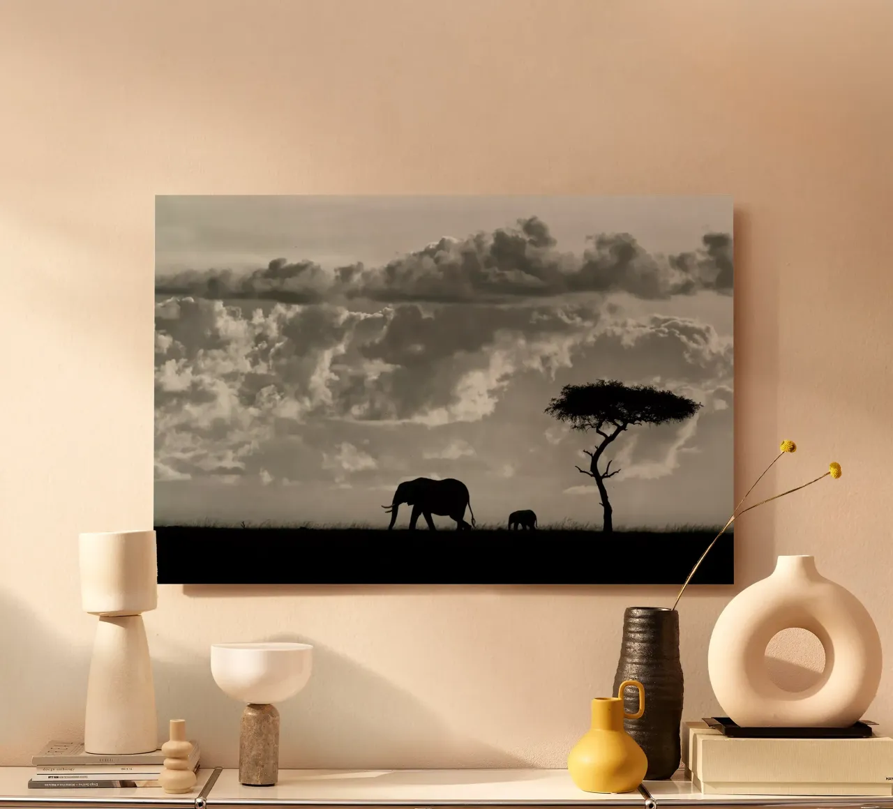 Silhouettes of Mara - Mario Moreno alluminio dibond da Pictufy