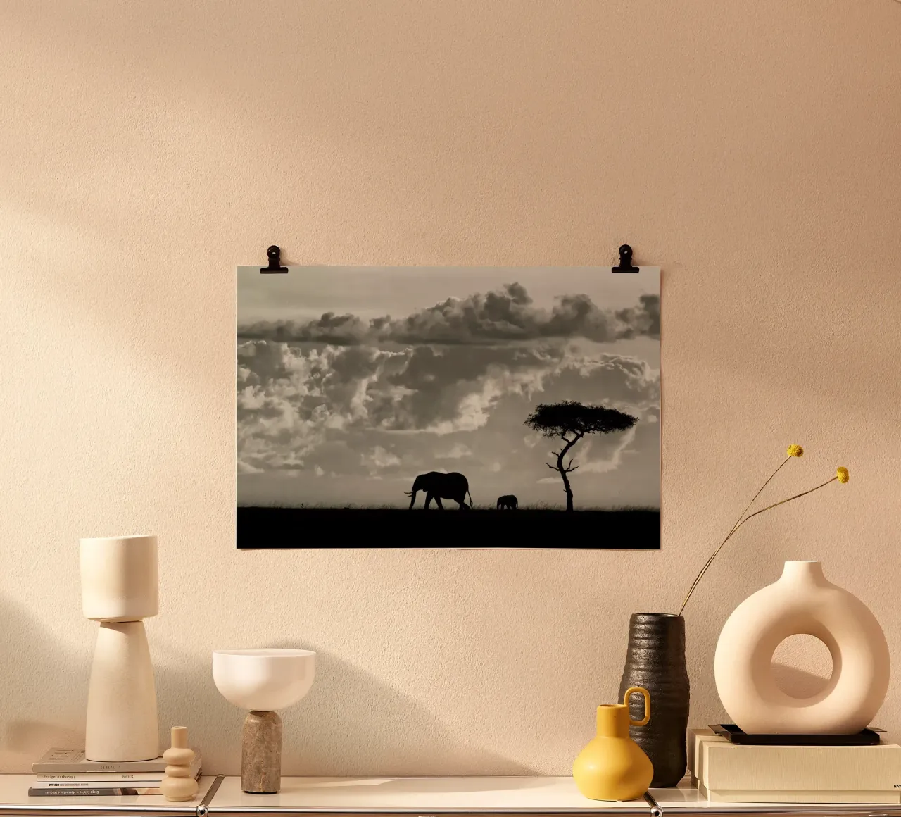 Silhouettes of Mara - Mario Moreno carta hahnemühle da Pictufy