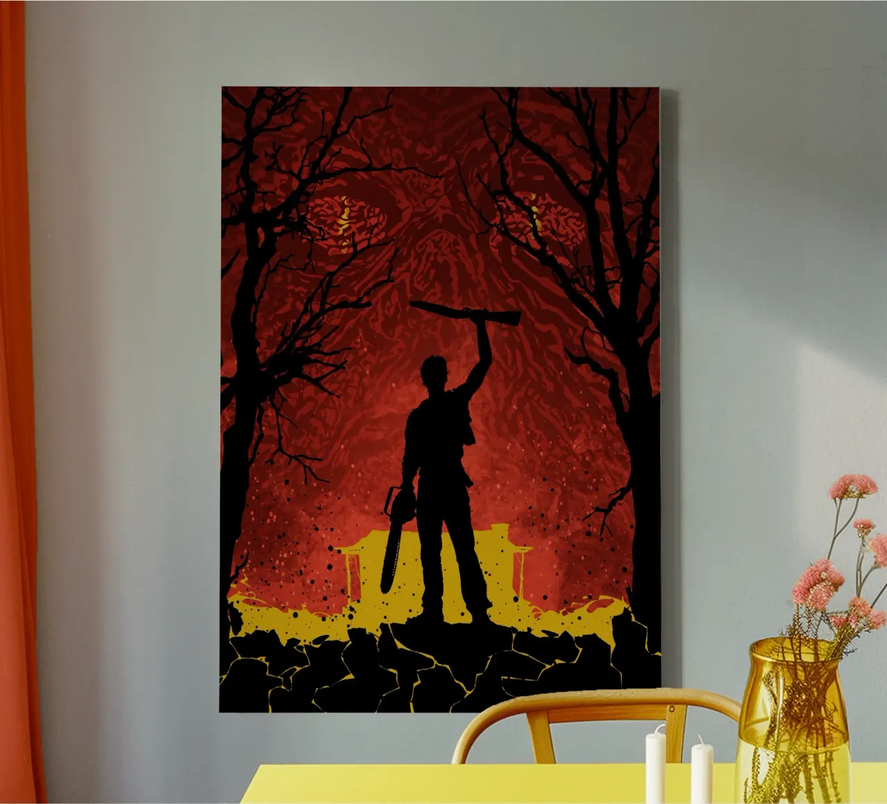 Ash Vs Evil Dead tela con Cornice a cassetta da nabakumov