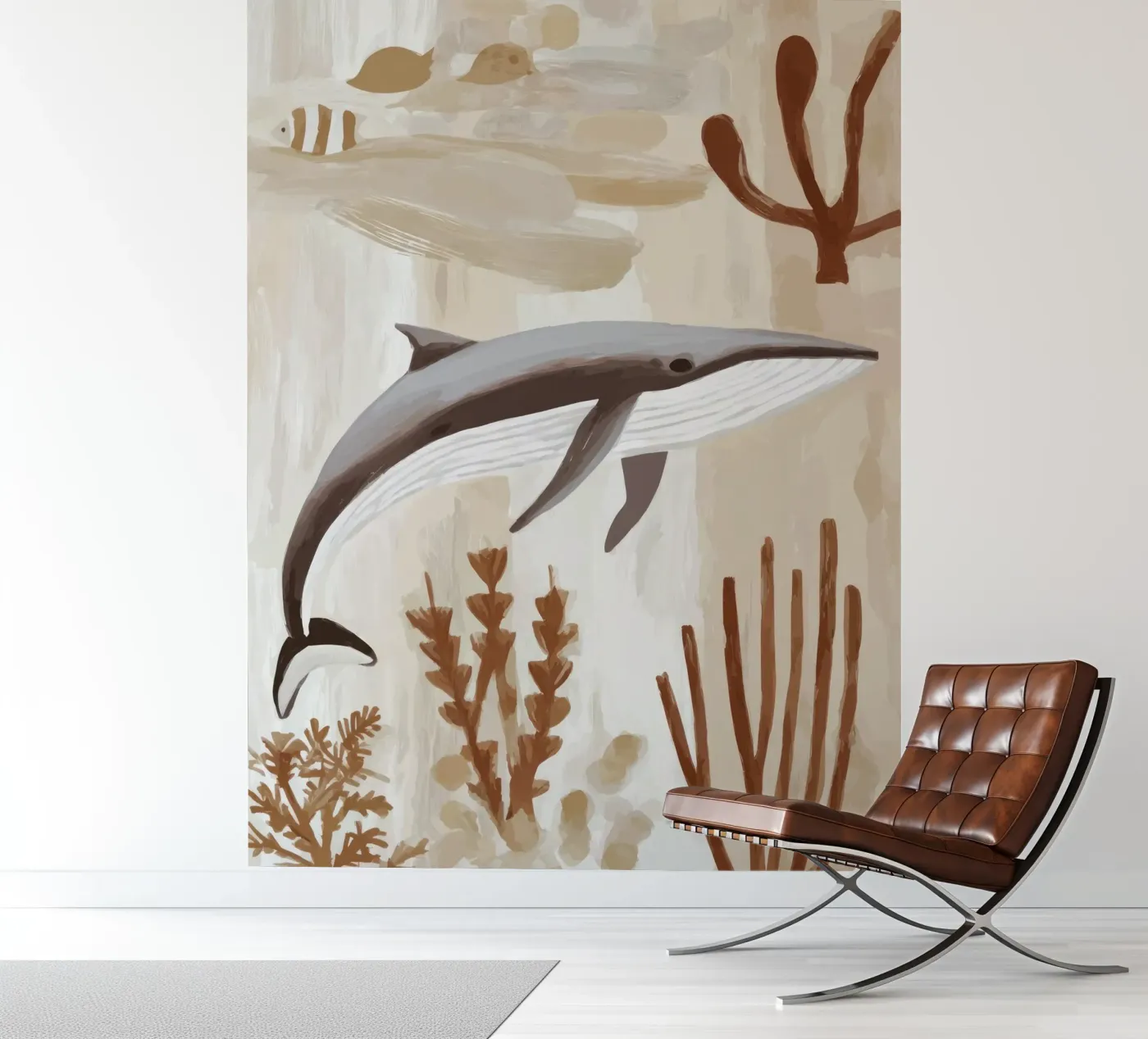 Walvis fotobehang van Aimee