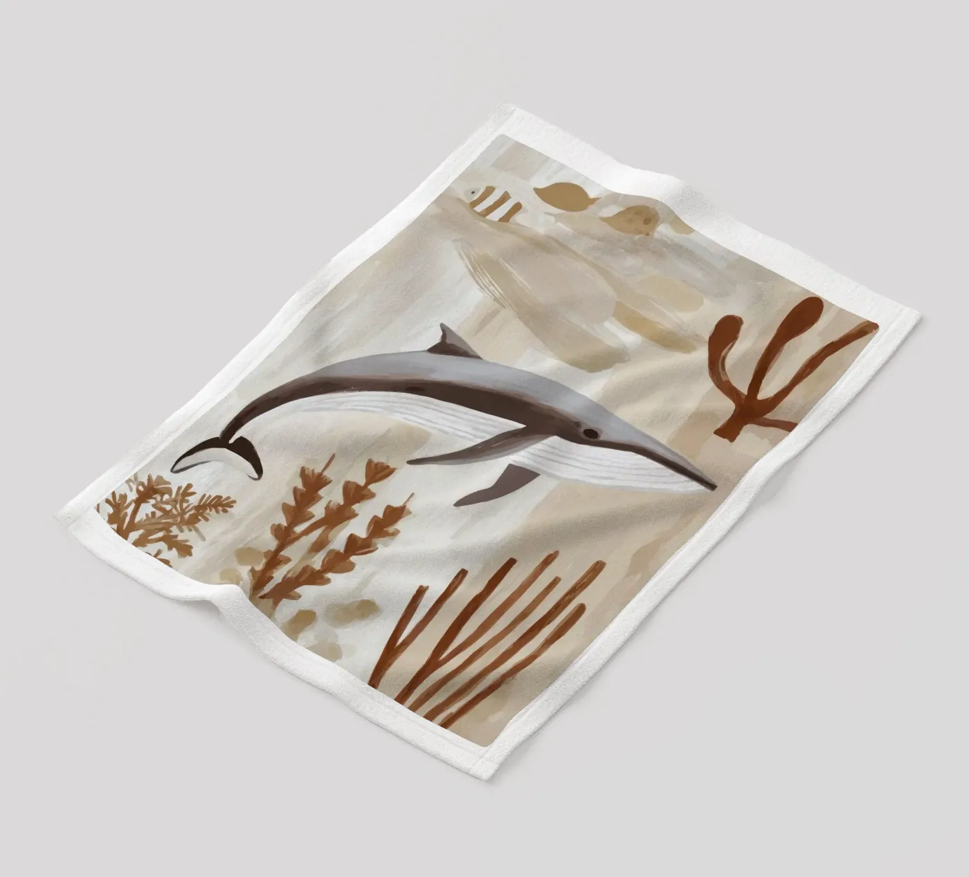 Wal Fleecedecke von Aimee