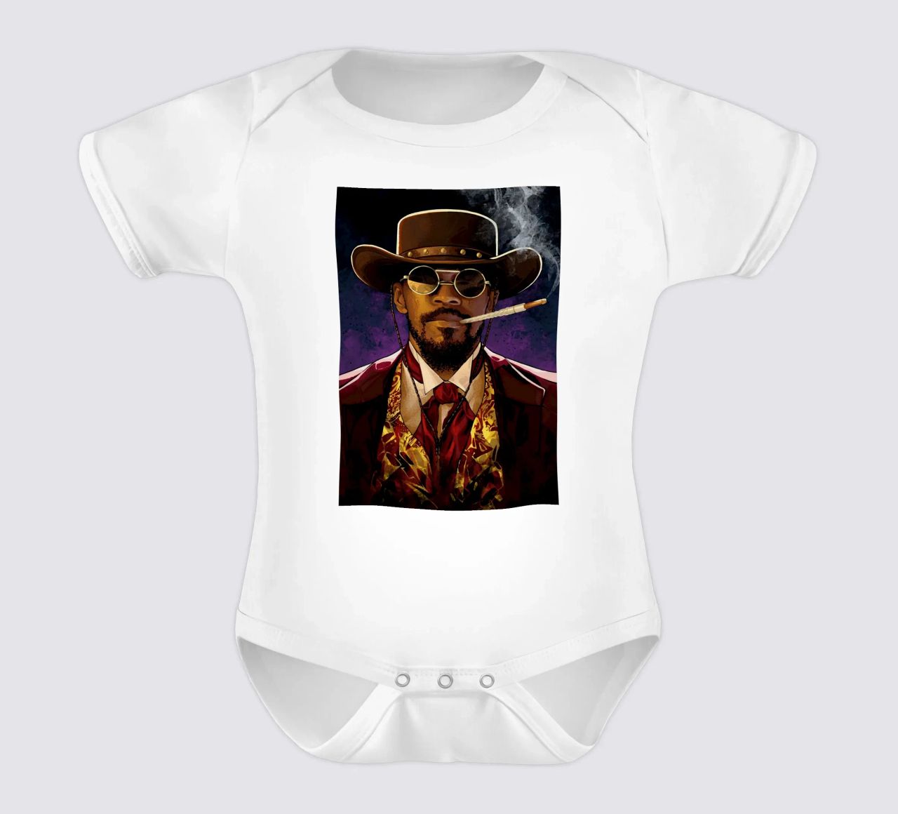 Django Unchained body neonato maniche corte da nabakumov