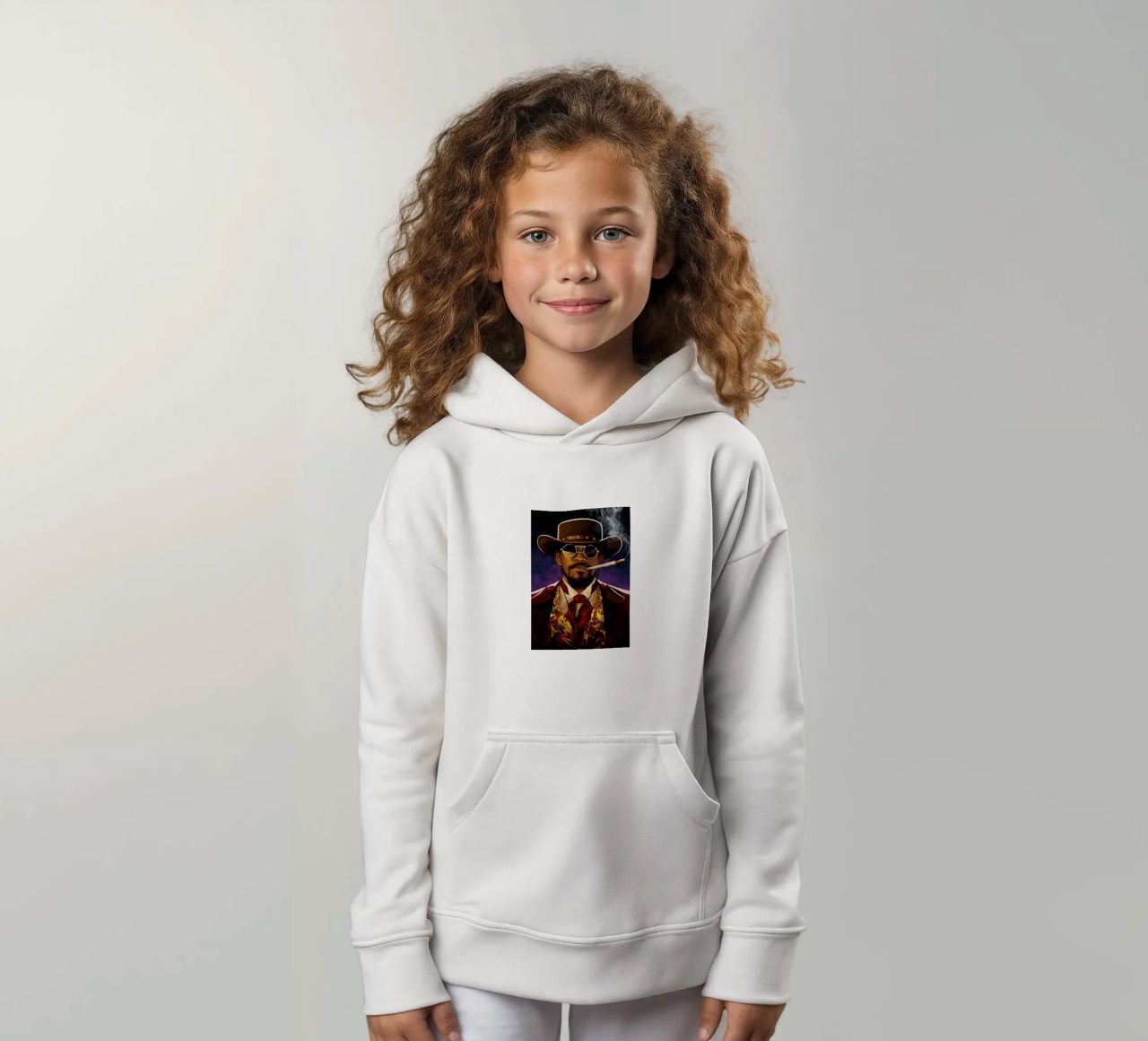 Django Unchained felpa bambino con cappuccio da nabakumov