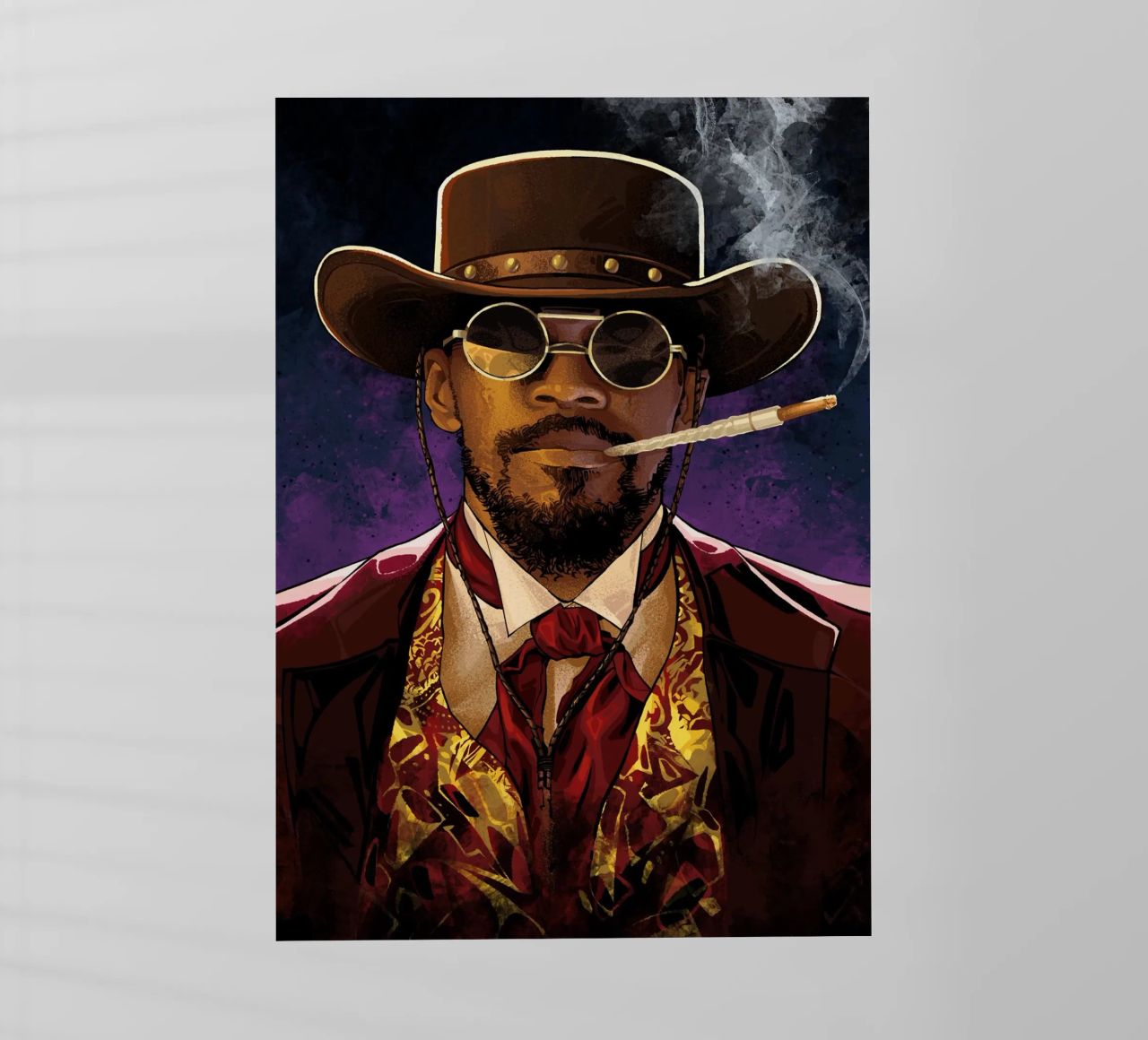 Django Unchained pellicola backlit da nabakumov