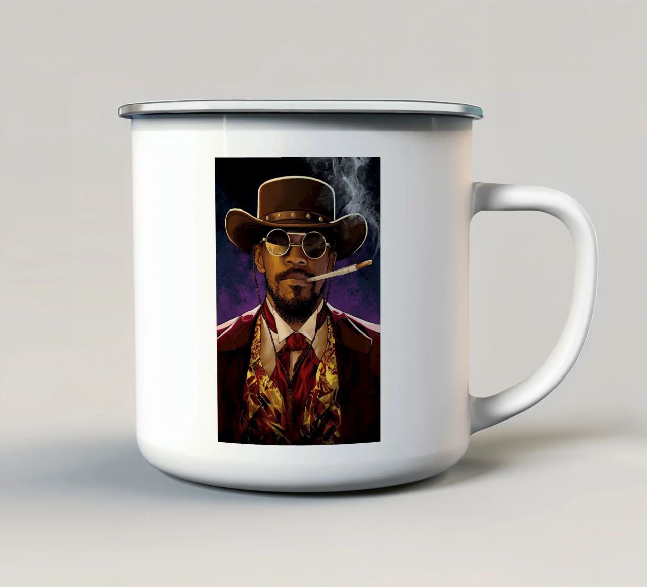 Django Unchained tazza in smalto da nabakumov
