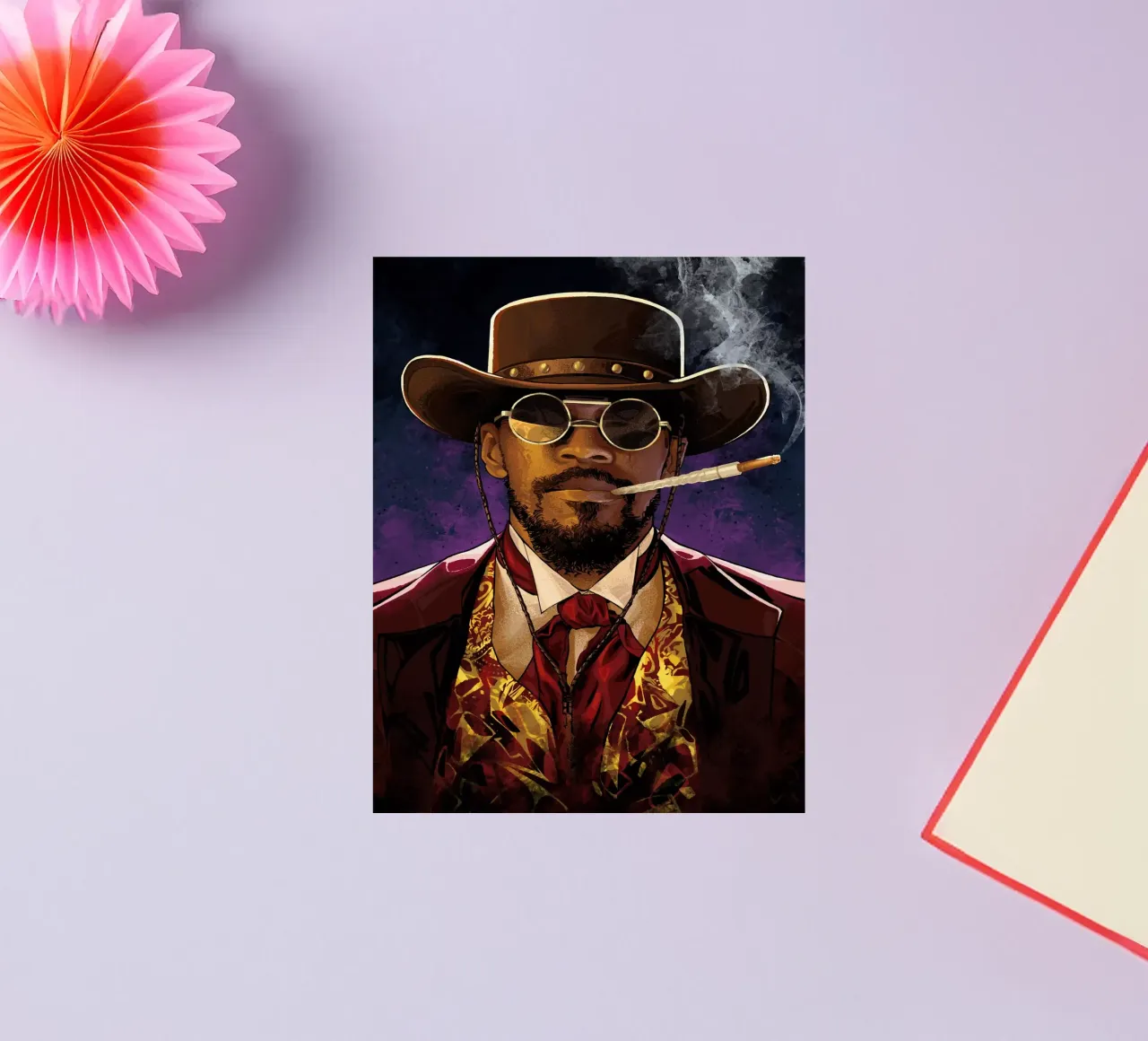 Django Unchained pegatina de nabakumov