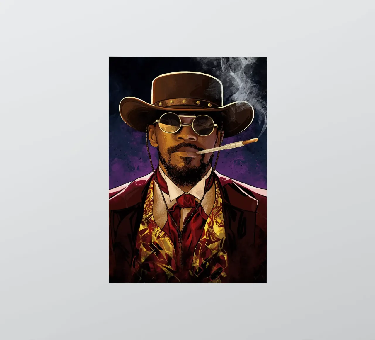 Django Unchained pegatina de nabakumov