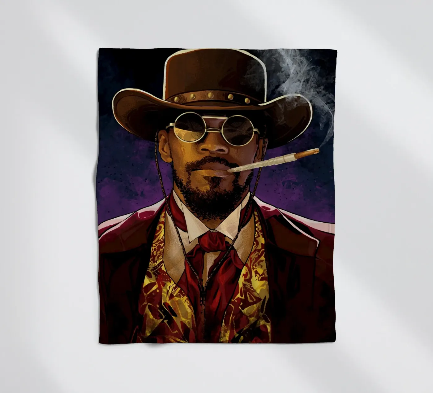 Django Unchained Fleecedecke von nabakumov